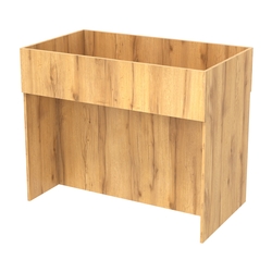 Корзина для распродаж из ДСП №6, Дуб Золотистый