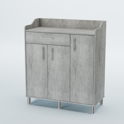 Стойка официанта "Бармен" №7-Н на ножках, Метрополитан Грей