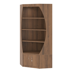 Стеллаж Гарант угловой №1, Орех