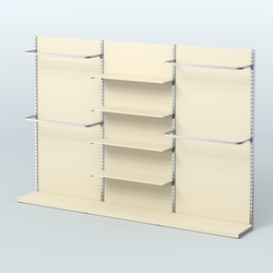 Система ЭЛЕГАНТ №12 пристенная с ДСП (3600 мм), Крем Вайс