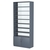 Стеллаж из ДСП с 7-ю полками 350x900 мм серии LEVEL-7 №13-1 (З/C - СТЕКЛО) Темно-Серый