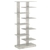 Стеллаж серии КУБ с малыми ступенчатыми полками №6 Метрополитан Грей