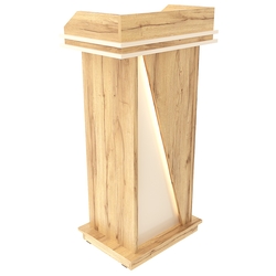 Кафедра для выступлений Конференс №17Б, Дуб Золотистый Крем Вайс