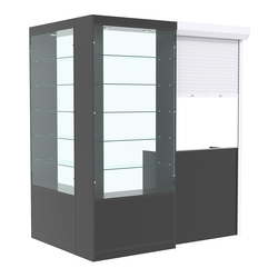 Угловой павильон №1-5П (2,16 кв.м), Антрацит