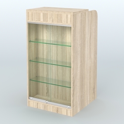 Ресепшен-Лайт №7 (600 мм) (Фасадная стенка - ЛДСП), Дуб Сонома