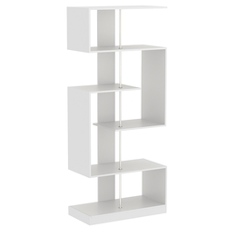 Стеллаж серии КУБ S-образный №4, Серый