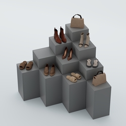 Демо-стенд Ступени-Шаг №4, Темно-Серый