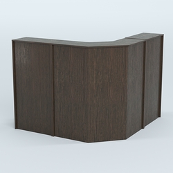 Ресепшен Г-образный серии ПРАЙМ №4, Дуб Венге