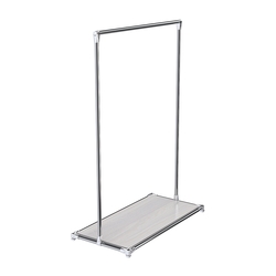 Хромированный стенд-вешало TD-09 №1-3 ДСП 16мм, Ясень Анкор светлый - U31104