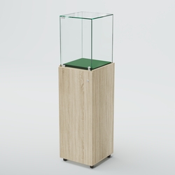 Витрина для музеев "Коллекция" №17, Дуб Сонома