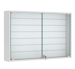 Витрина настенная №3-1Б широкая, Серый