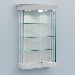 Витрина для музеев "Коллекция" настенная №1-3А-РЕГ, Белый