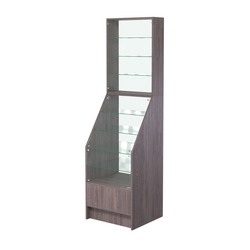 Витрина АЛМАЗ №1-600, Ясень Анкор темный