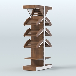 Островной высокий стеллаж для хлеба и выпечки Феникс №14, Орех