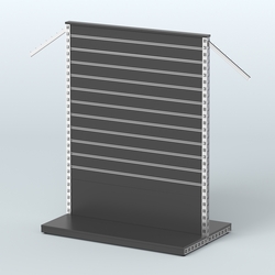 Система ЭЛЕГАНТ двусторонняя с экономпанелями, Черный