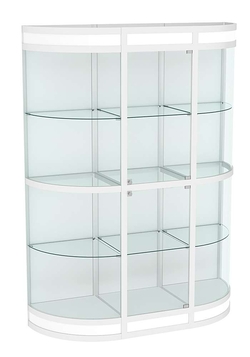 Витрина из профиля с секторами №3  (1,5 метра), Белый