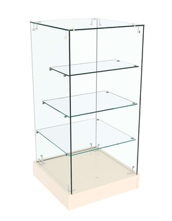 Прилавок Истра с цоколем №12 (открытый), Крем Вайс