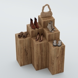 Демо-стенд Ступени-Шаг №2, Дуб Канзас коричневый