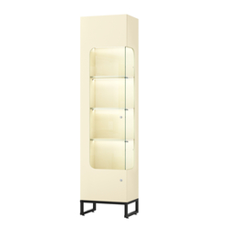 Витрина Монти №3-П правая, Крем Вайс