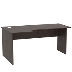 Стол эргономичный офисный СЭ-17 (левосторонний), Дуб Венге