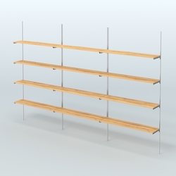 Neo Fix №9 с полками ДСП (3600 мм), Дуб Золотистый