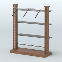 Островная система с перфорацией и прямыми полками №13, Орех