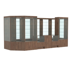 Павильон №14 из ДСП, Орех