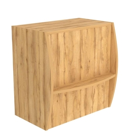 Прилавок Дюна №1 глухой, Дуб Золотистый