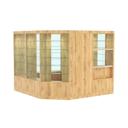 Павильон №6 из ДСП (9, 61 кв. м), Дуб Золотистый