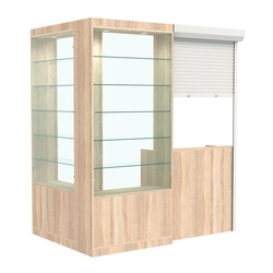 Угловой павильон №1-5П (2,16 кв.м), Дуб Сонома