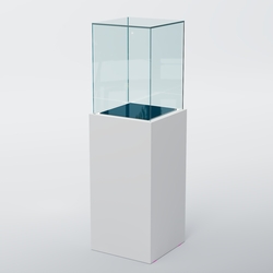 Витрина для музеев "Коллекция" №5А с подсветкой, Белый