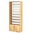 Стеллаж из ДСП с 8-ю полками 400x900 мм серии LEVEL-8 №14-1 (З/C - СТЕКЛО) Дуб Золотистый