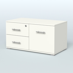 Тумба Динен №1 приставная широкая, Белый