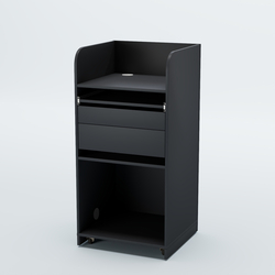 Стойка официанта "Бармен" №3 передвижная, Антрацит