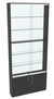 Витрина СЭСП-О №1-200 (З/C - ДВП) со стеклянными полками Черный