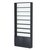 Стеллаж из ДСП с 8-ю полками 200x900 мм серии LEVEL-8 №10-1 (З/C - СТЕКЛО) Антрацит