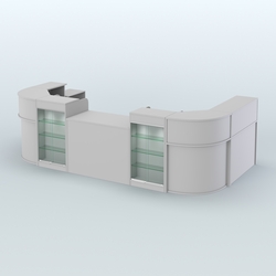 Пристенный павильон Чай и Кофе с собой №4, Серый