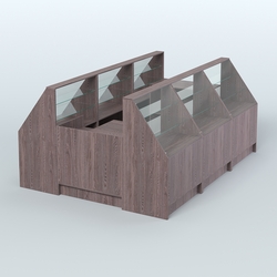 Торговый Островок "Эконом" №20 (5, 45 кв.м), Ясень Анкор темный