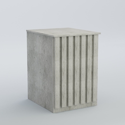 Ресепшен - стол узкий серии ПРИЛИВ №9, Метрополитан Грей