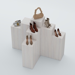 Демо-стенд Ступени Т-обр №2, Ясень Анкор светлый