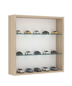 Витрина настенная №1-1Г с двумя полками, Дуб сонома