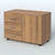 Тумба для оргтехники Види Вуд, цвет мокко + вяз Орех