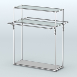 Островная торговая система ХРОМ 1200 мм №8, Серый