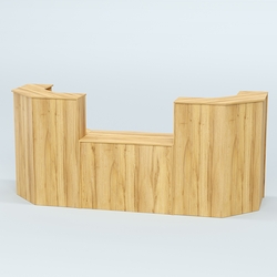 Ресепшен серии ПРАЙМ №7 со столом выдачи, Дуб Золотистый