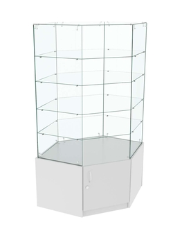 Витрина Истра в центр зала №209 (угловая), Серый