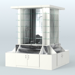 Павильон вокруг колонны серии Эталон №6, Белый