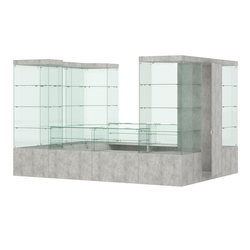 Павильон ИСТРА островной №8б (8, 32 кв.м), Метрополитан Грей