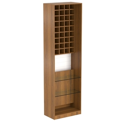 Стенд из ДСП для галстуков №2, Орех