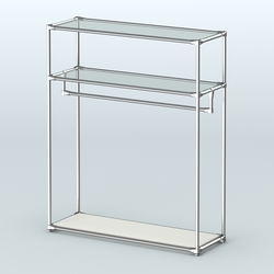 Островная торговая система ХРОМ 1200 мм №7, Белый