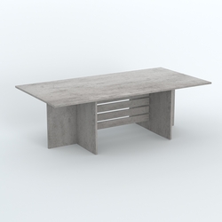 Стол для переговоров Вектор №1, Бетон Чикаго светло-серый F186 ST9